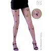 Halloweenaccessoires: Strumpfhose mit Spinne in 3 Farben