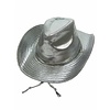 Karneval- & Fest Zubehör: Cowboy-Hut Madonna (Gold of Silber Metallic)