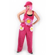 Latzhose: Glitter Cerise Latzhose: Glitter Cerise