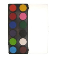 Schmink-palette aqua 12 Farben standard