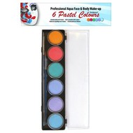 Schmink-palette aqua 6 pastell Farben Schmink-palette aqua 6 pastell Farben