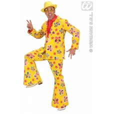 Partykostüm Blümchen bunt Herr