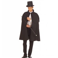 Faschingskostüm Schwarzen Umhang mit Kragen Faschingskostüm Schwarzen Umhang mit Kragen