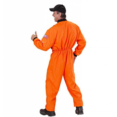 Faschingskleidung: Orange Astronauten-overall für Männer