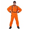 Faschingskleidung: Orange Astronauten-overall für Männer