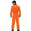 Faschingskleidung: Orange Astronauten-overall für Männer