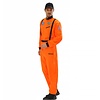 Faschingskleidung: Orange Astronauten-overall für Männer