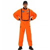 Faschingskleidung: Orange Astronauten-overall für Männer