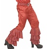 Karnevals-Kleidung: Rot Satin/samt Hose mit Naht