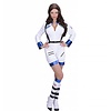 Faschingskleidung: Sexy weiße Astronauten-anzüge für Mädel