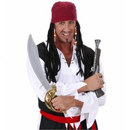 Faschingsperücke: Seeräuber bandana mit dreadlocks Faschingsperücke: Seeräuber bandana mit dreadlocks