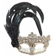 Faschings-zubehör Gran Gala Maske Fleur