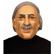 Maske: alter Mann mit Schnurrbart Maske: alter Mann mit Schnurrbart