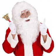 Faschings-bart Weiß