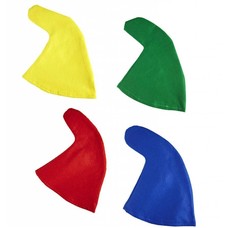 Faschings-accessoiren Süße Gnomenmützen in 4 frischen Farben