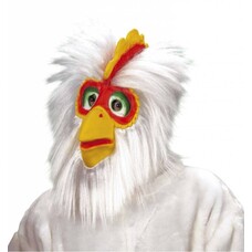 Maske: Huhn mit Haar