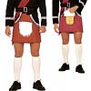 Karnevals-accessoires: Schottische Kilt mit Uberraschung