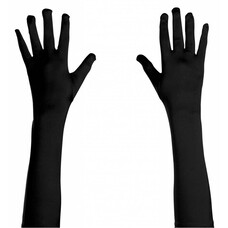 Karnevals-accessoires: Handschuhe satin (45 cm)