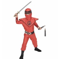 Karnevals-Kleidung Kinder: Red dragon Ninja