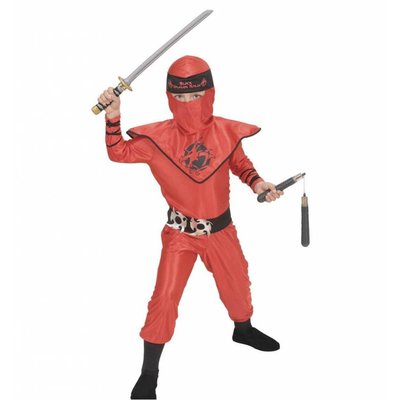Karnevals-Kleidung Kinder: Red dragon Ninja