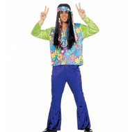 Karnevalskostüm Hippie Mann (velvet)
