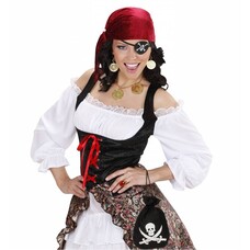 Karnevals-accessoires: Piraten Schmuck-Tasche