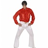 Rock & Roll Bluses satijn-look for guy's