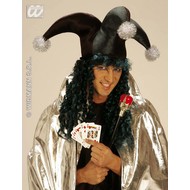 Kopfbedeckung Joker Mütze mit Haar Kopfbedeckung Joker Mütze mit Haar