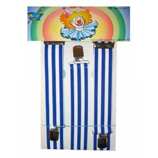 Karnevalszubehör: Gestreifter Hosenträger