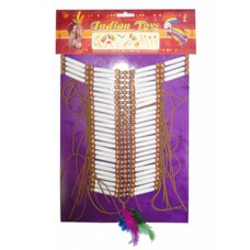 Karnevalszubehör: Indianer-Halskette