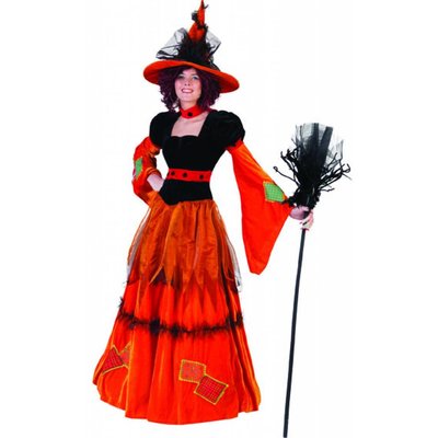 Halloween-Kostüm: Hekse pumpkina