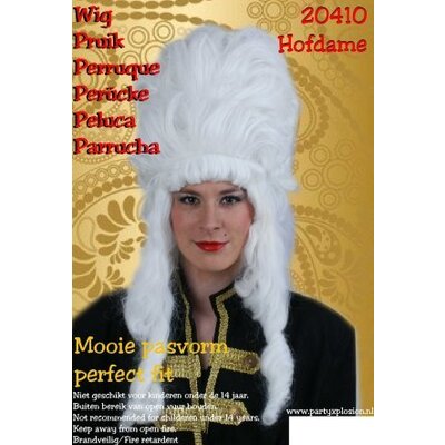 Karneval- & Fest Zubehör: Perücke Hofdame höhes Modelll