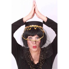 Karnevalszubehör: Suleika Hut (Gold)