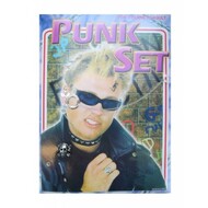 Faschings-zubehör: Punk-set Piercin