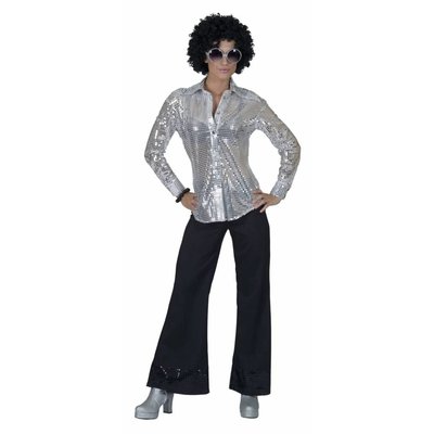 Party-kostüme: Disco Bluse und Hosen