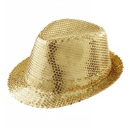 Faschings-accessoiren goldener glitzer Hut Faschings-accessoiren goldener glitzer Hut