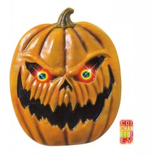 Halloween Accessoires: Kurbisch mit leuchtende Auge