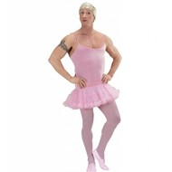 Faschingskostüm Ballerinamann Freko in rosa