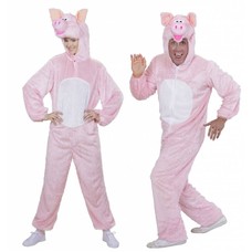 Faschingskostüme Plüsche rosa Schwein-Anzüge für Erwachsenen