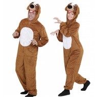 Faschingskostüme Plüsche Brauner Hund-Kostüme für Erwachsenen