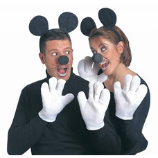 Karnevals-accessoires: Maus-set