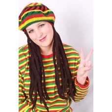 Karneval- & Fest Zubehör: Bob Marley Perücke