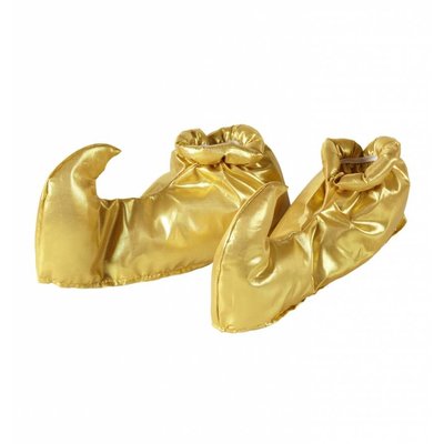 Faschings-accesoires: goldene Tausen und ein Nacht Schühe