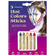5 Hot colorsticks 5 Hot colorsticks