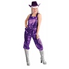 Party-bekleidung: Metallic Latzhosen