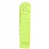 Faschings-attributen: Neon-grüne lange Handschuhe