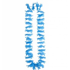 Karnevals-zubehör Hawaii Kranz hell blau