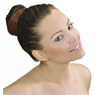 Faschings-accessoiren: rosa Wimpfer mit Strass