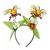 Faschings-attributen: Hoofband kleine Biene mit Blumen