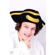 Pirate-hut schwarz (Drei-stich) Pirate-hut schwarz (Drei-stich)